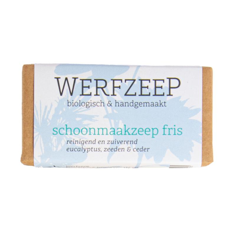 Schoonmaakzeep fris van Werfzeep, 1 x 100 g