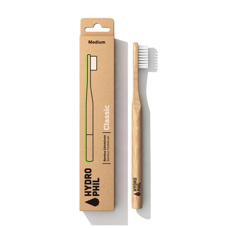 Tandenborstel classic medium van Hydrophil, 1 x 1 stk