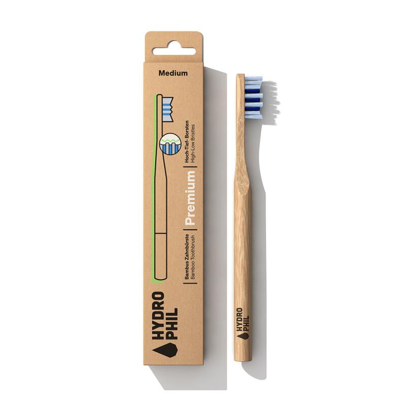 Tandenborstel premium (m) van Hydrophil, 1 x 1 stk