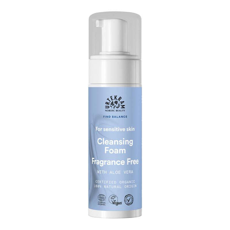 Reinigingsmousse fragance free van Urtekram, 1 x 150 ml