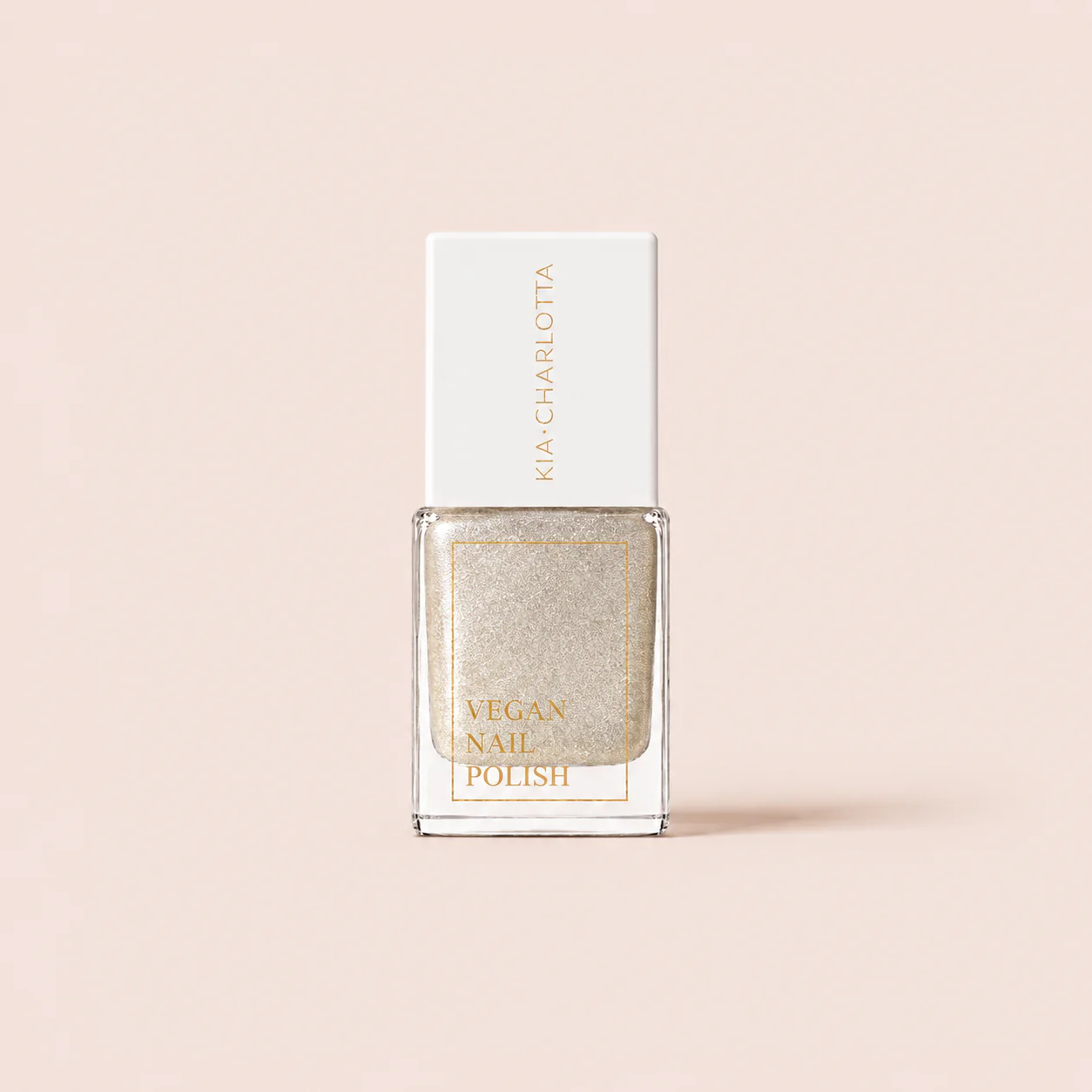 Nagellak champagne silver van KIA CHARLOTTA, 1 x 5 ml