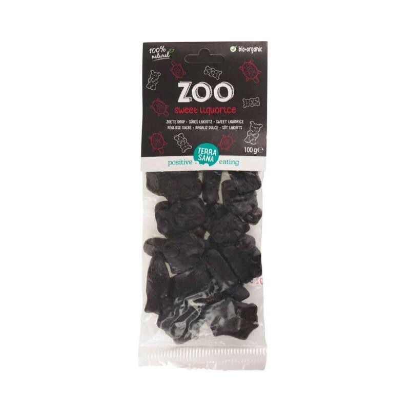 Zoete drop zoo van TerraSana, 20 x 100 g