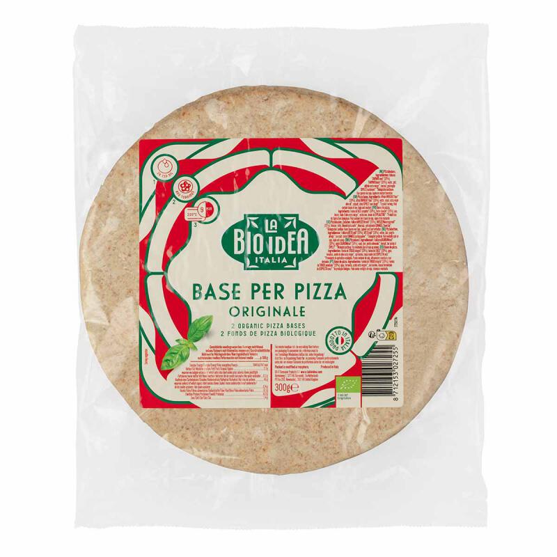 Pizzabodems van La Bio Idea, 10x 300 gr
