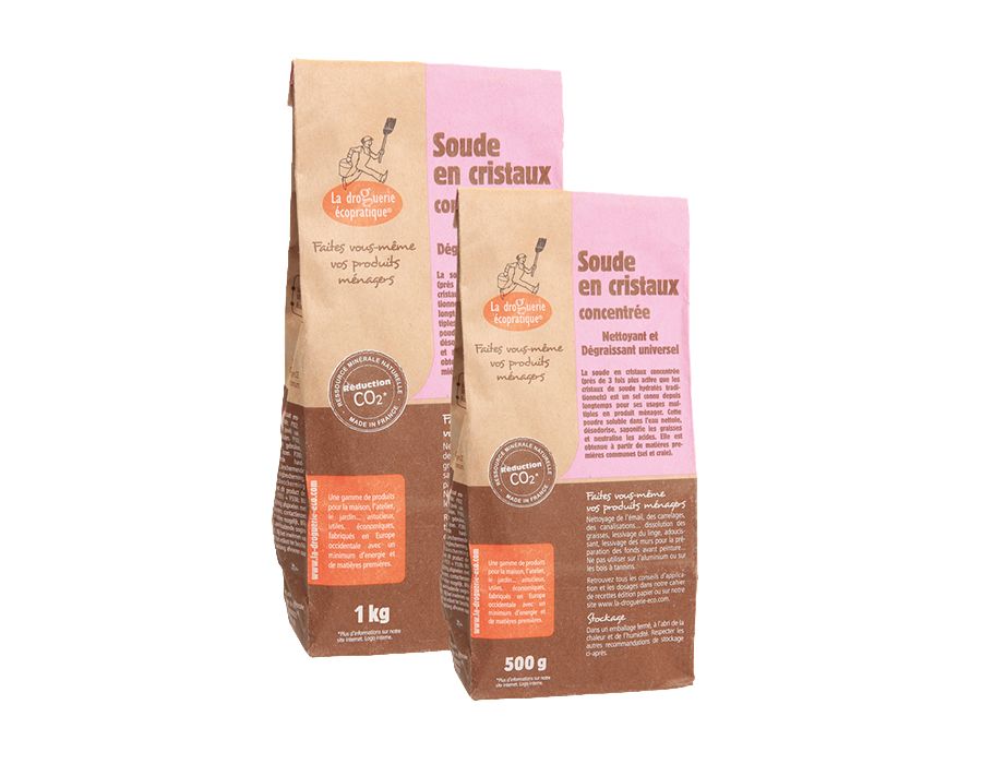 Kristalsoda van La Droguerie Ecologique, 1 x 1 kg