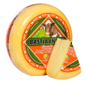 Jong  belegen kaas van Bastiaansen, &plusmn;12,5 kg