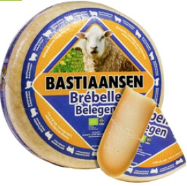 Schapenkaas Belegen Brébelle van Bastiaansen 4 kg.
