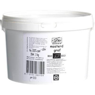 Mosterd grof van Ton, 1 x 3 kg