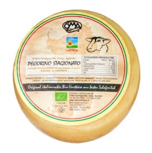 Schapenkaas Pecorino Stagionato van Öma, 1x ongeveer 2,1 kg.