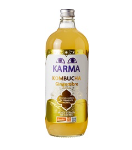 Kombucha gember van Karma, 1 x 1 Liter