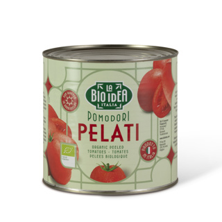 Gepelde tomaten blik van La Bioidea, 1 x 2,5 kg
