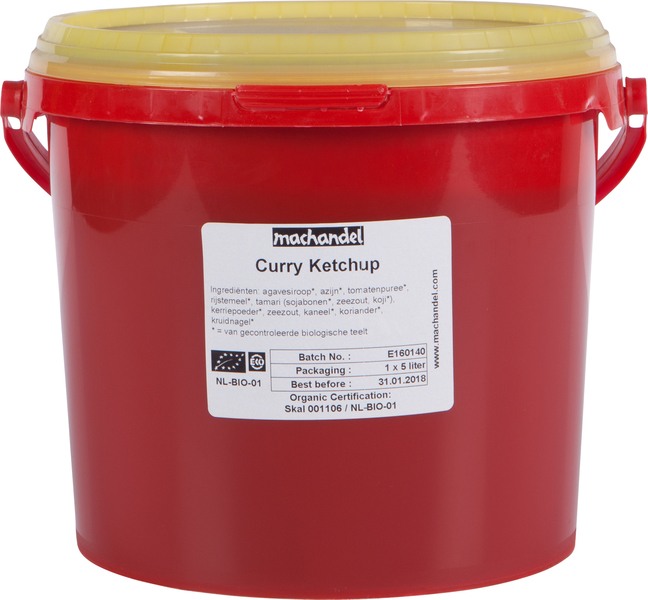Curry ketchup van Machandel, 1x 5liter