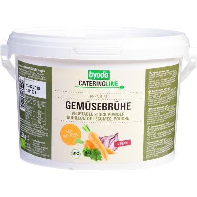 Groentebouillonpoeder met gist van Byodo, 1x 2,5 kg