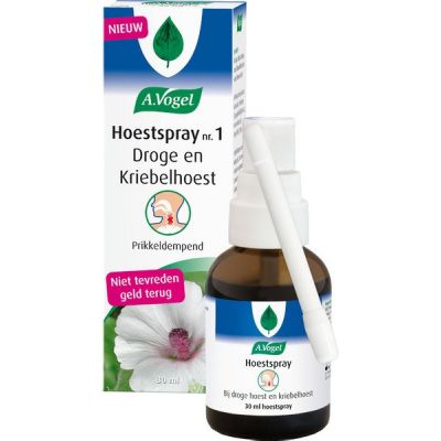 Hoest spray droge/kriebel hoest (1) van A.Vogel, 1 x 30 ml