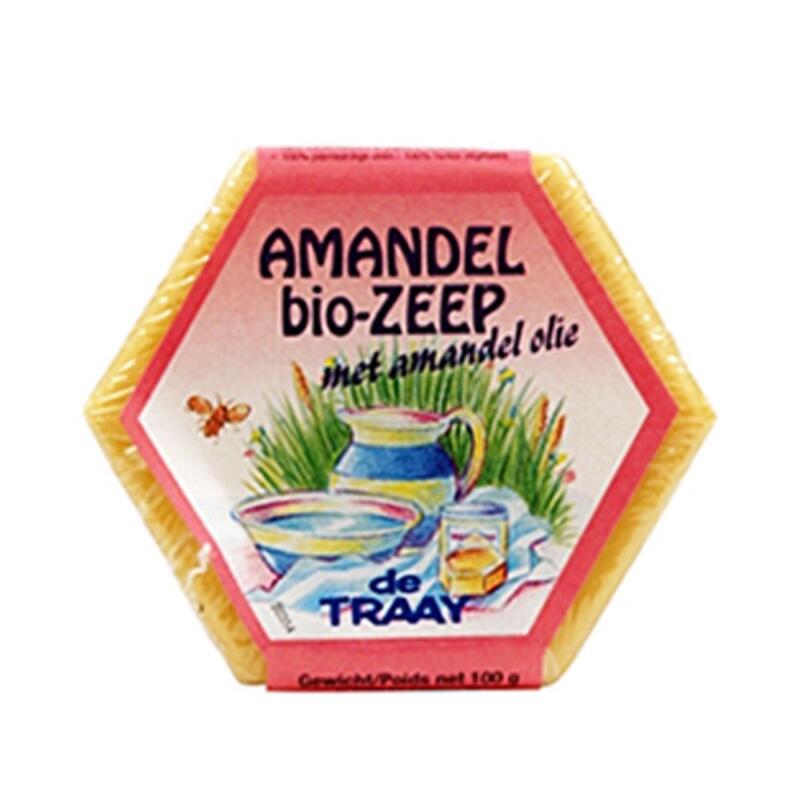 Amandel zeep met amandelolie van De Traay, 1 x 100 g