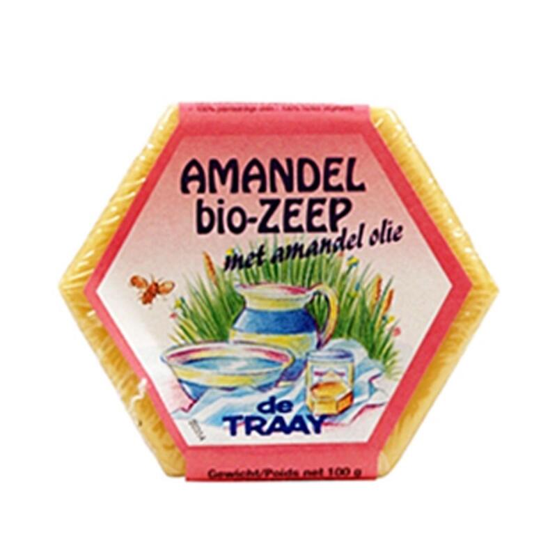 Amandel zeep met amandelolie van De Traay, 1 x 100 g