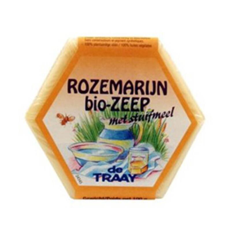 Rozemarijnzeep met Stuifmeel van de Traay Bee natural, 1x 100 gr