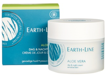 Aloe vera dag & nacht crème van Earth Line, 1x 50ml