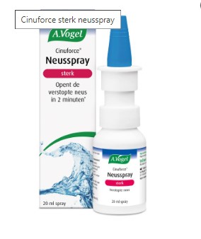 Cinuforce neusspray sterk van A.Vogel, 1 x 20 ml