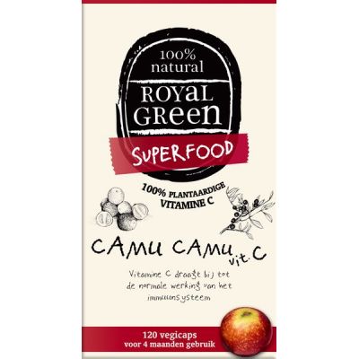Camu camu vitamine C vcaps van Royal Green, 1x 120 capsules.