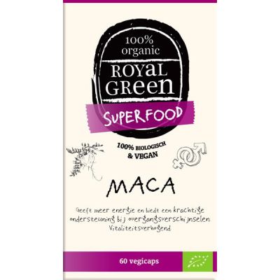 Maca van Royal Green, 1x 60 capsules.