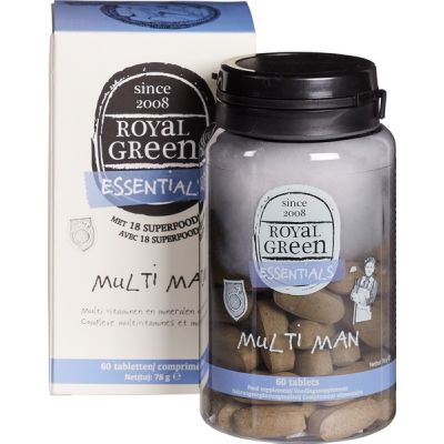 Multi Man van Royal Green, 1x 60 tabletten.