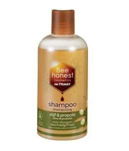 Shampoo olijf & propolis van Bee honest, 1 x 250 ml