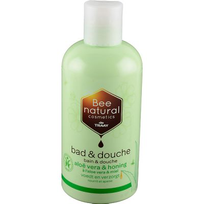 Bad en douche aloë vera & honing van Traay Bee Natural,1x500ml