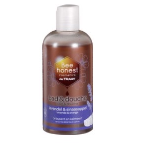 Bad en douche lavendel & sinaasappel van Bee Honest, 1x 250 ml