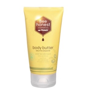 Body butter olijf & citroen van Bee Honest, 1x 150ml.