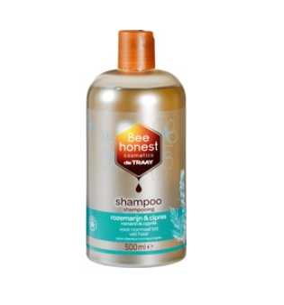 Rozemarijn cipres shampoo van Bee Natural, 1x 500ml