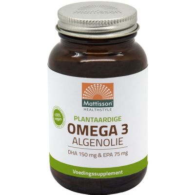 Omega 3 algenolie van Mattisson GEEN BIO, 1x 60 capsules