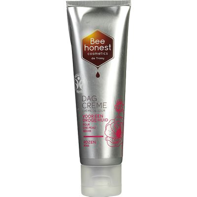 Rozen Dagcrème van Bee Honest, 1x 50ml.