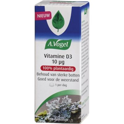 Vitamine D3 10 µg van A.Vogel, 1 x 100 stk