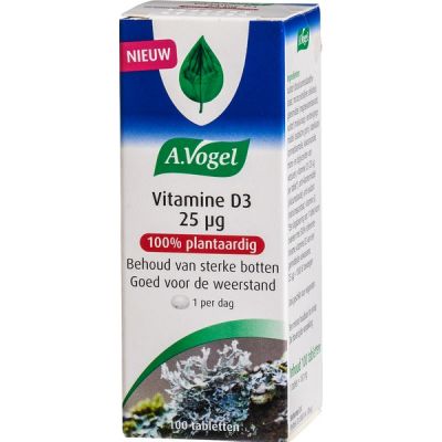 Vitamine D3 25 µg van A.Vogel, 1 x 100 stk