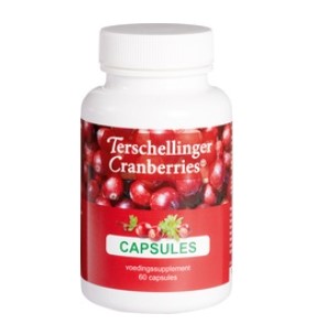 Cranberry capsules 60cp van Terschellinger, 1 x 60 stk