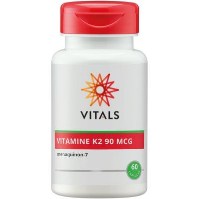 Vitamine K2 90 mcg van Vitals, 1 x 60 stk