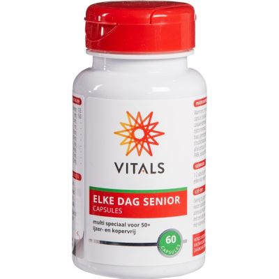 Elke Dag Senior capsules van Vitals, 1 x 60 stk