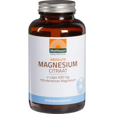 Active magnesium-citraat van Mattisson GEEN BIO, 1 x 400 ml