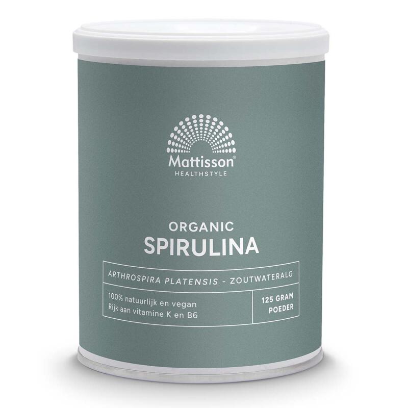 Spirulina poeder van Mattisson, 1 x 125 g