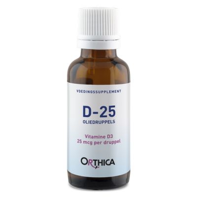 D-25 oliedruppels van Orthica, 1 x 15 ml