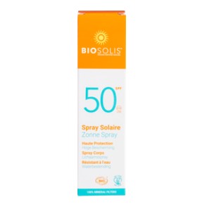 Zonnespray SPF 50 van BioSolis, 1 x 100 ml