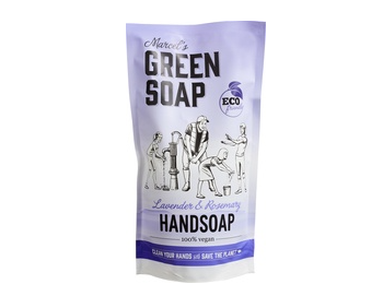 Navul handzeep lavendel en rozemarijn van Marcel`s Green Soap, 6