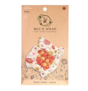 Bee`s Wrap assorted 3 pack vegan, 1 x 3 stk