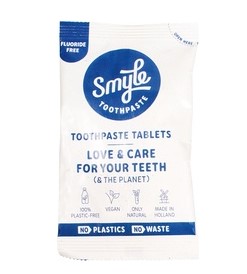 Tandpastatabletten zonder fluoride navul van Smyle, 1 x 65 stk