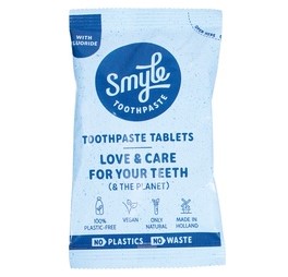 Tandpastatabletten met fluoride navul van Smyle, 1 x 65 stk