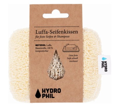 Zeepkussen van Luffa van Hydrophil, 1 x 1 stk