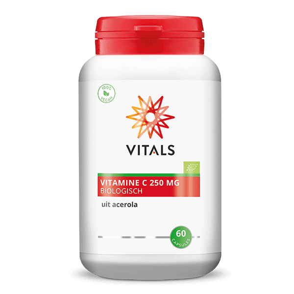 Vitamine C capsules van Vitals, 1 x 60 stk