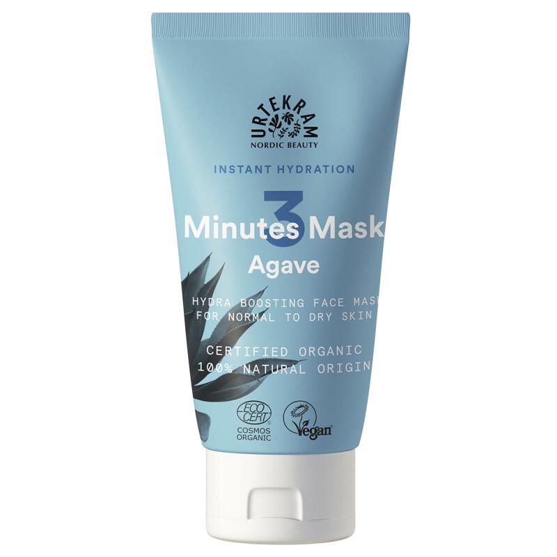 Gezichtsmasker hydratatie met agave van Urtekram, 1 x 75 ml