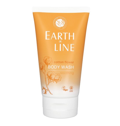 Bodywash cotton flower van Earth.Line, 1 x 150 ml