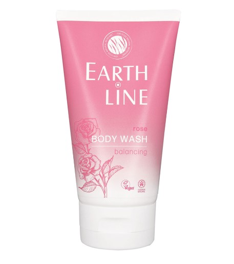Bodywash rose van Earth.Line, 1 x 150 ml